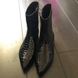 Jeffrey Campbell NWOT patent booties